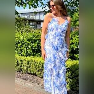 ASTR The Label Women's Palance Floral Print  Maxi Dress